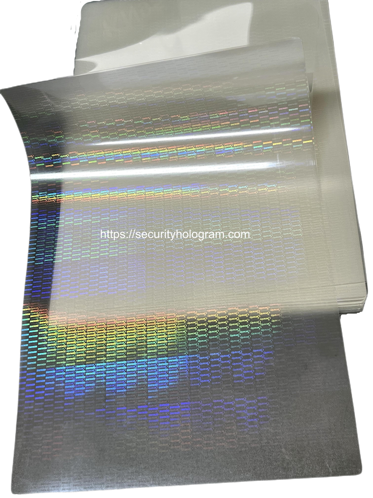 SHID-1251, A4 Transparent Holographic Heat Laminate Pouch