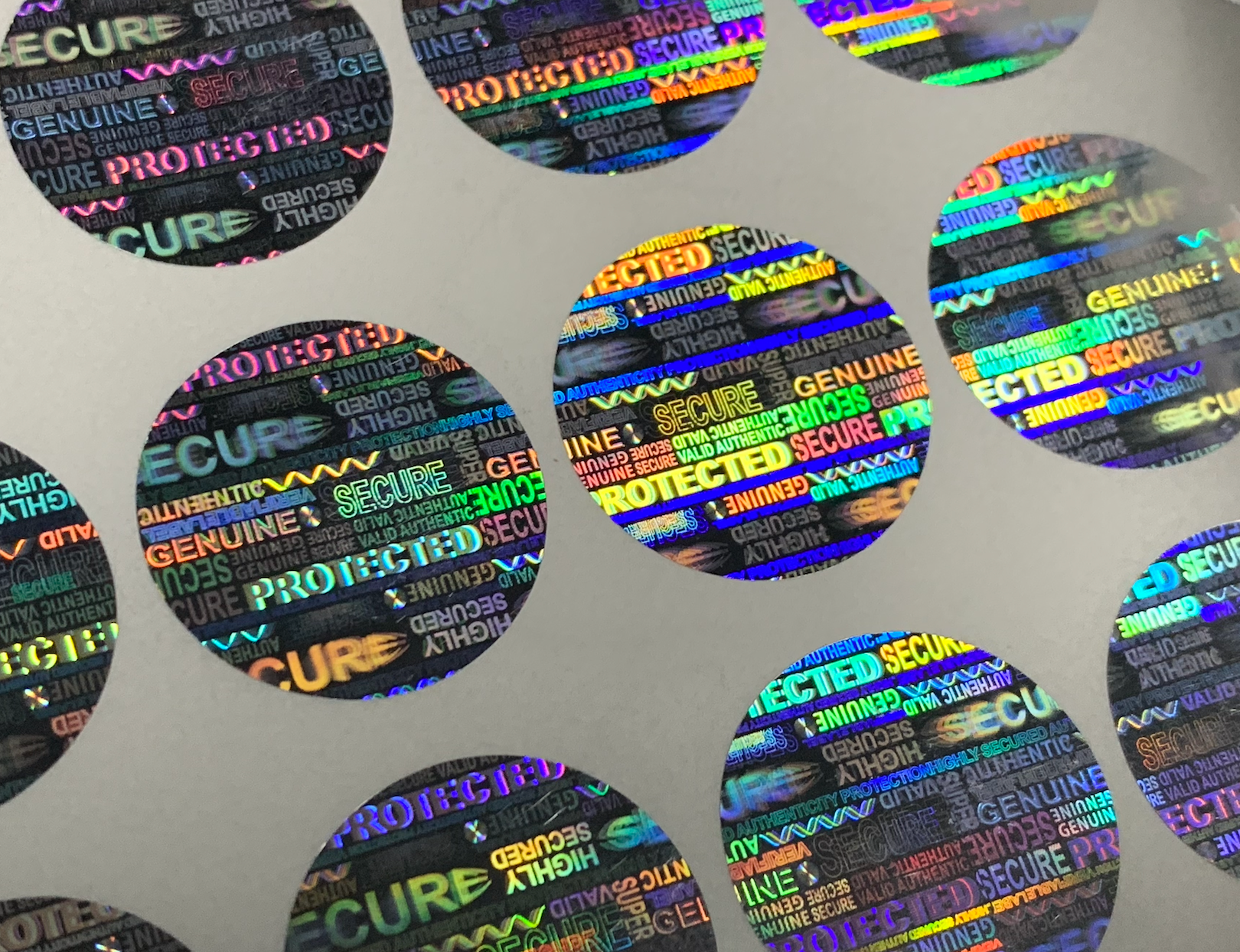 Security Hologram Stickers & Labels & Pouches & ID Overlays – Security ...