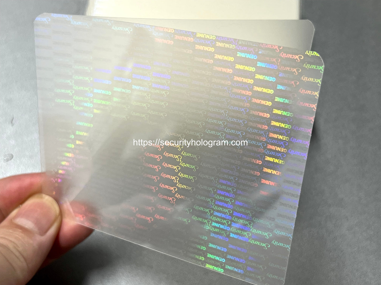 SHID-1206 Bolsa laminada térmica holográfica transparente