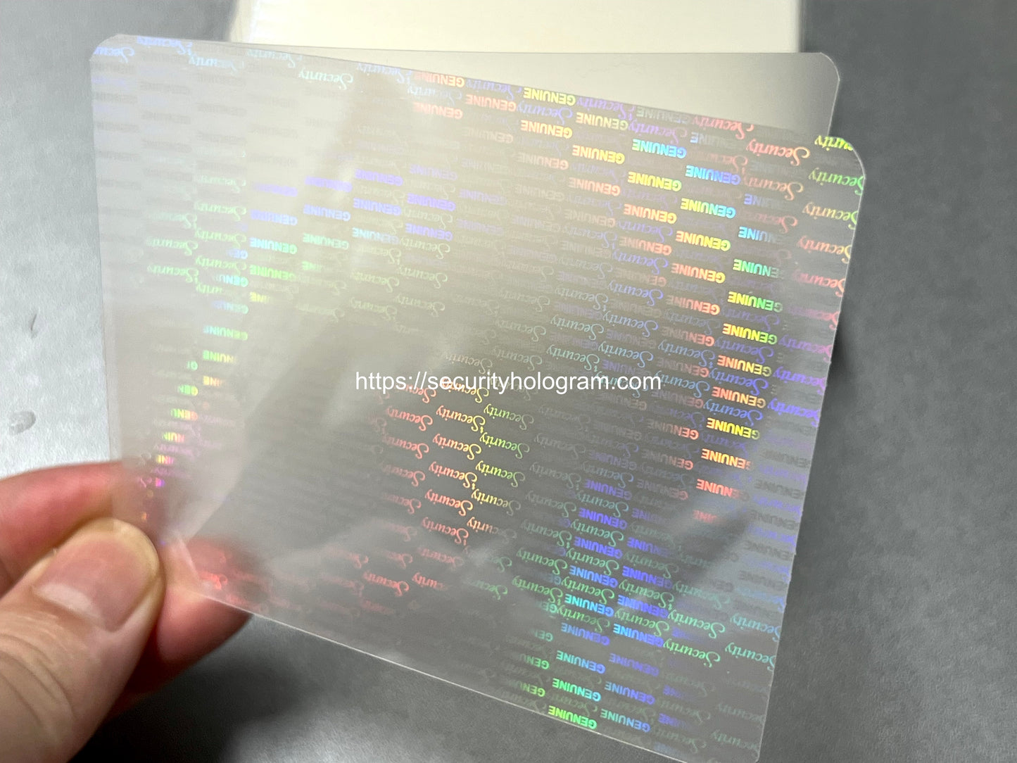 SHID-1206 Transparent Holographic Heat Laminate Pouch