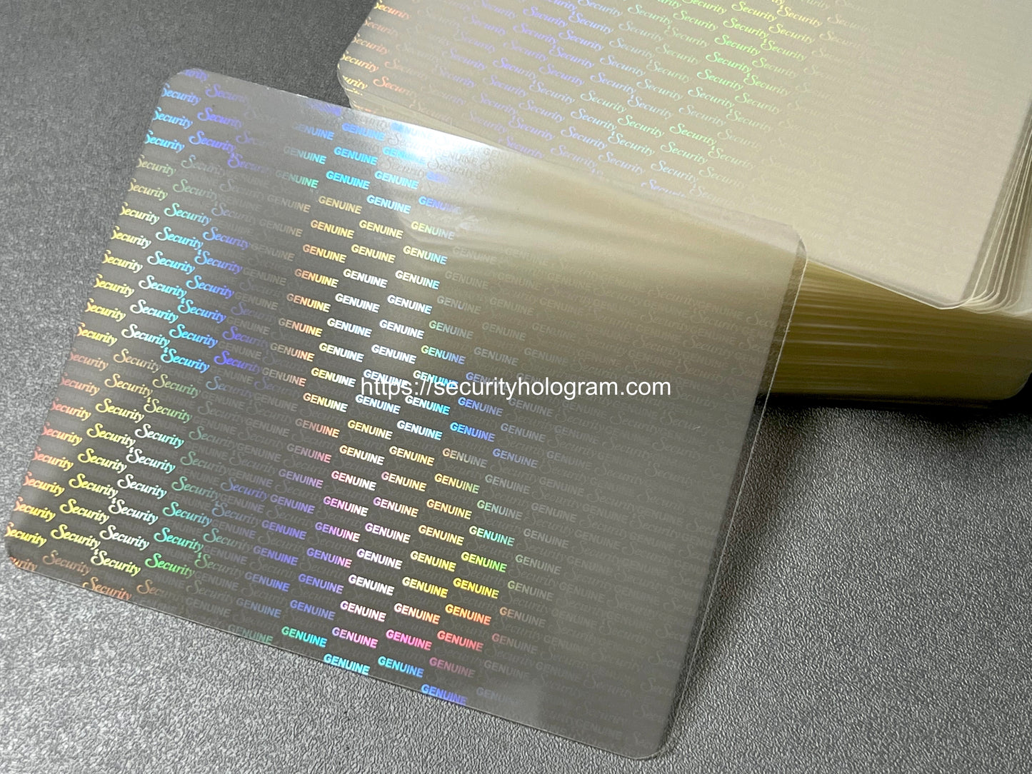SHID-1206 Bolsa laminada térmica holográfica transparente