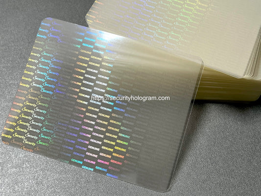 SHID-1206 Прозрачный голографический термоламинатный чехол