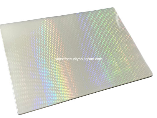 SHID-1251, A4 Transparent Holographic Heat Laminate Pouch