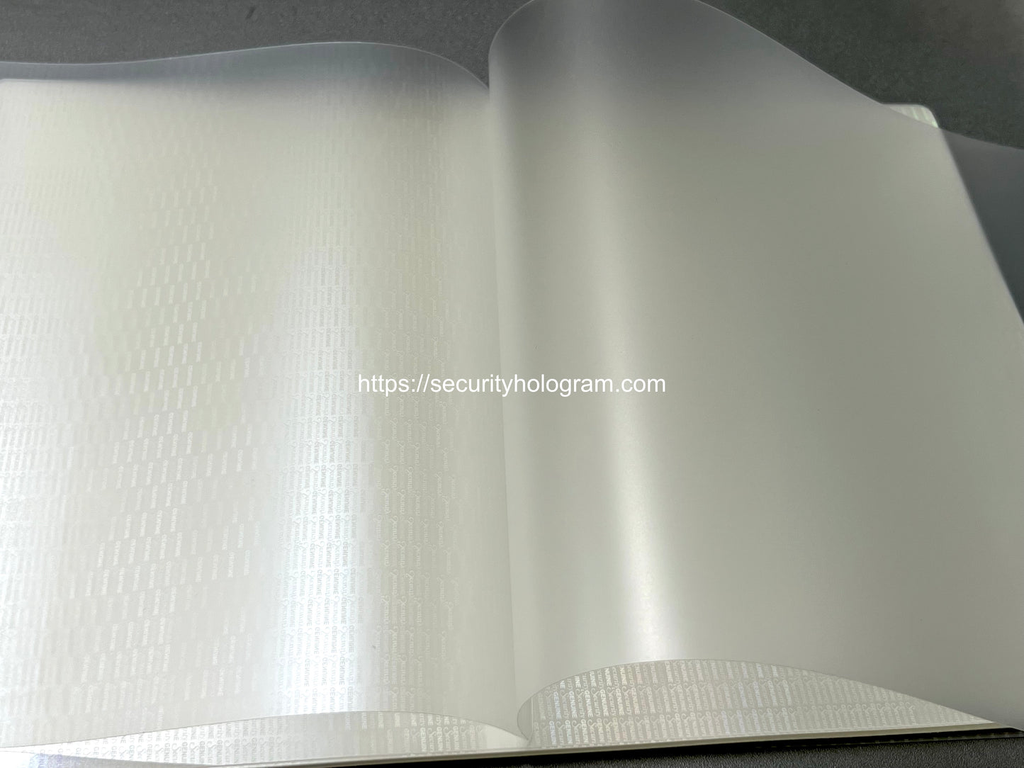 SHID-1251, A4 Transparent Holographic Heat Laminate Pouch