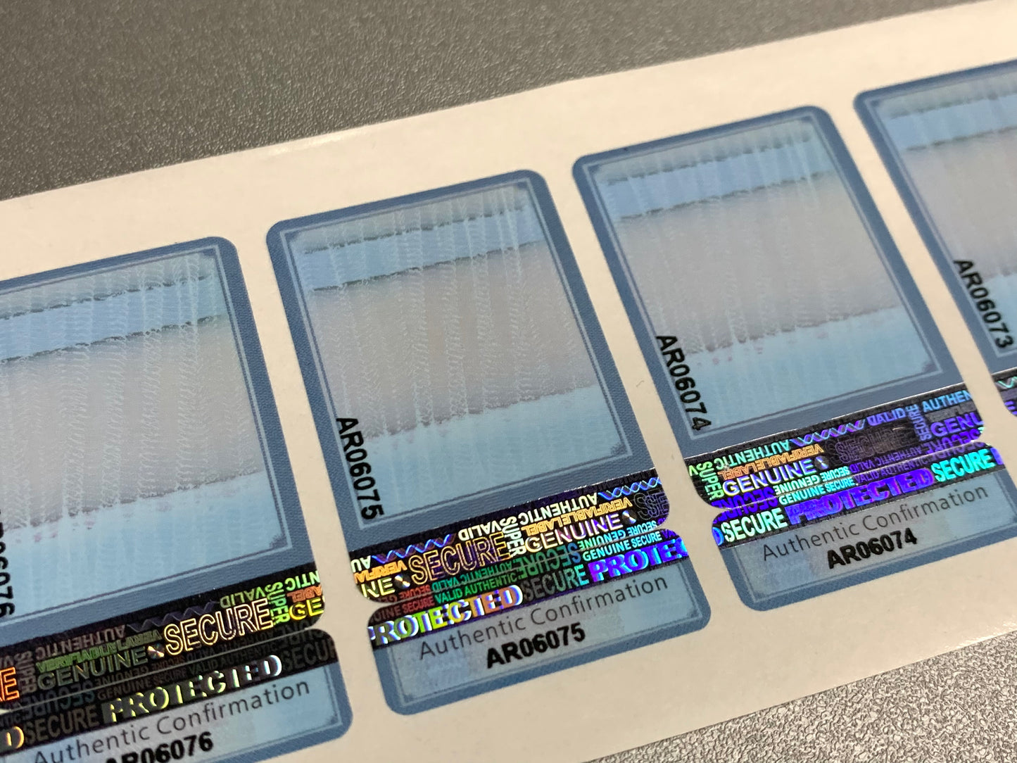 Security Cleared Sticker SH3052 Signable Security Hologram Stickers, Self-Destructible, Tamper ...